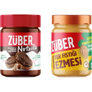 Nutzilla Fındık Kreması + Original Fıstık Ezmesi (Bal İlaveli)