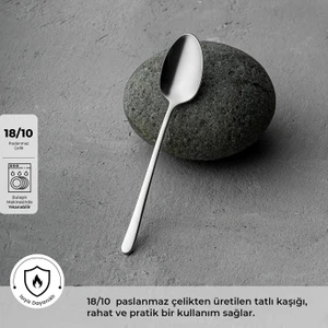 Titan Tatlı Kaşığı – 18/10 Paslanmaz Çelik – Tekli