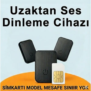 Uzaktan Ses Duyma Cihazı Simkartlı Kayıt Cihazı  Taşınabilir Tasarım