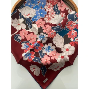 Amber Desen Twill Ipek Eşarp