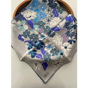 Amber Desen Twill Ipek Eşarp