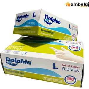 Pudralı Lateks Eldiven - L Beden