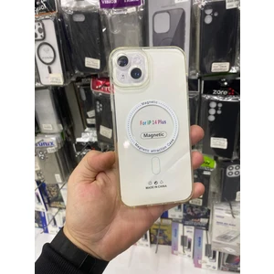 Iphone 14 Plus Uyumlu Şeffaf Silikon Magsafe Kılıf