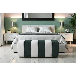 Yeşil-Beyaz Bench – Yatak Önü / Yatak Ucu için Şık Modern Seçim