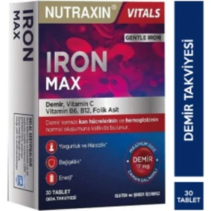 Std Nutraxin Iron Max 17 Mg 30 Tablet ( Teklidir )