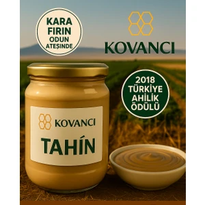 Kovancı Gıda KOVANCI Taş Değirmende Çifte Kavrulmuş Tahin 500 g Ahilik Ödüllü