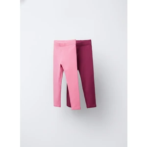 Kız Çocuk Pamuklu 2'li Tayt Seti