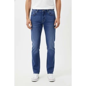 DeepSEA Regular Fit Likralı Lacivert Erkek Kot Pantolon – Rahat & Günlük Denim Pantolon Jean 2407080