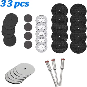 Gravür Kalıpçı Makinaları Için Taşlama Kesme Zımparalama Disk Seti Elmas Metal Plastik Ahşap 33 Pcs