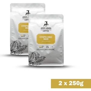 Addis Ababa Coffee Etiyopya Single Origin Coffee 2'li Avantaj Paketi French Press Kahve 500 Gr.