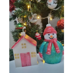 Serenity Sanat Yılbaşı Mum 2li Hediyelik