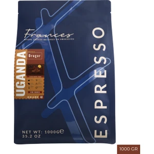 %100 Arabica Uganda Drugar Espresso | Çekirdek Kahve | 1000 gr