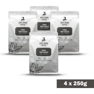 Addis Ababa Coffee Türk Kahvesi Avantaj Paketi (4x250 Gr.)