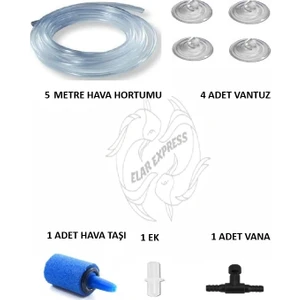 5 Metre Akvaryum Hava Seti