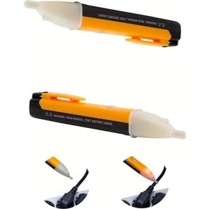 Mucit Home 1 Adet Dedektörlü Temassız Işıklı Kablo Voltaj Test Elektrik Kaçak Dijital Kontrol Kalemi Cihazı