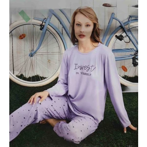 Milan Kumaş Uzun Kollu Pijama Takımı