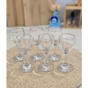 Berina Home 6 Lı Kahve Yanı Su Bardağı - Şerbetlik - Zemzemlik -Zemzem Bardağı -Kahve Yanı Bardağı - Yerli Üretim