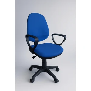 Dole Siyah Gövde/mavi Döşemeli Ofis Büro Sekreter Bilgisayar Çalışma Oyuncu Koltuğu Sandalyesi