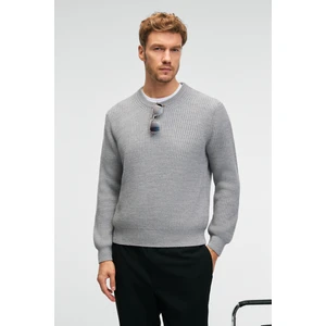 CABLIN Erkek Yuvarlak Yaka Regular Fit Triko Grimelanj Kazak