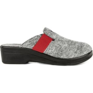 Penny 32924 Anatomik Keçe Kadın Terlik Gri