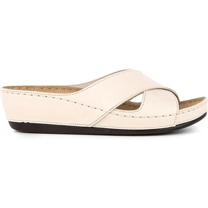 Byblos 32256 Anatomik Topuk Dik. Kadın Terlik Bej