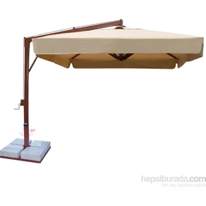 Sun Pole Kare Sp 300X300 - Polyester Şemsiye