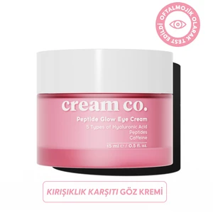 Cream Co. Göz Çevresi Nemlendirici Göz Kremi | Peptit C Vitamini Kafein