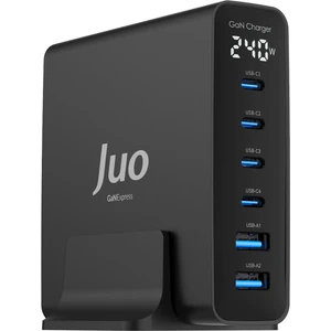 240W Gan Pd 3.1 Masaüstü Hızlı Şarj Cihazı 4 Type-C + 2 Usb-A iPhone & MacBook & Laptop Uyumlu Şarj Aleti