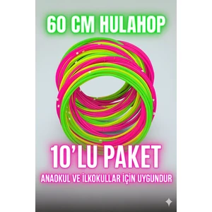 Ritmik Cimnastik Çemberi 60 Cm-10 Adet