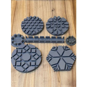 Mady Aksesuar Rattan Örme Kalıbı, Şablon,kalıp Seti 7'li Set Template No : 18-19-20-21 ve Başlangıç Seti