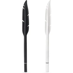 Feather Black/White Tüy Şeklinde Jel Kalem