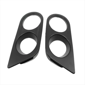 Araba Ön Sis Fark Çerçeve Çift Delikli Sis Lambası Trim Kapak Bmw 3 Serisi E46 M3 2001-2006 (Yurt Dışından)