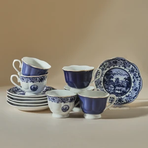 Blue Odyssey 6 Kişilik Kahve Fincan Takımı 80 ml