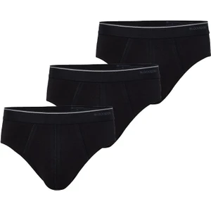 Erkek Slip 3'lü Paket Tender Cotton 9672 - Siyah