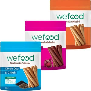 Glutensiz Grissini 40 g Çeşitli Lezzetler ile Sağlıklı Atıştırmalık Deneme Paketi