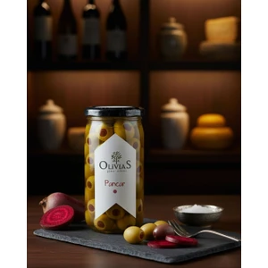 Pancar Dolgulu Yeşil Zeytin 370 cc (200-220 Gr)