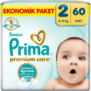 Bebek Bezi Premium Care 2 Numara 60 Adet Ekonomik Paket