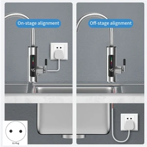 Elektrikli Mutfak Su Isıtıcı Anında Sıcak Paslanmaz Çelik Su Musluğu Isıtıcı Soğuk Isıtma Museti Ab Fiş, B (Yurt Dışından)