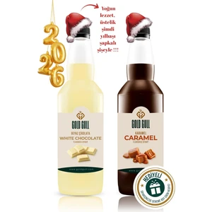 Gold Gull Beyaz Çikolata & Karamel Aromalı Kahve & Meyve Şurubu 2 x 700 ml