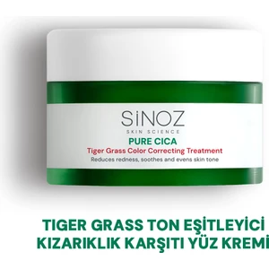 Pure Cica Tiger Grass Ton Eşitleyici Yoğun Onarıcı  Yüz Kremi 15 ml