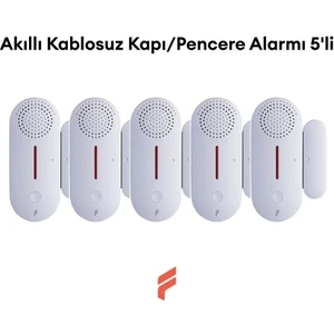 Akıllı Kablosuz Kapı Pencere Alarmı 5'li Set