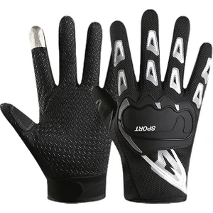 Tam Korumalı Rüzgar Geçirmez Premium Dokunmatik Bisiklet Motorsiklet Eldiveni