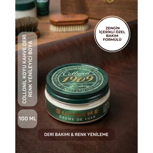 Tuna Koyu Kahverengi Deri Bakım ve Renk Yenileyici Krem Ayakkabı Boyası - 7954-2