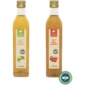 Organik Gurme Organik Elma Sirkesi 500ML - Alıç Sirkesi 500ML