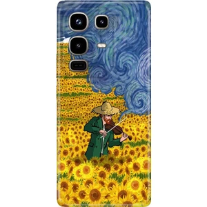 Infinix Note 50 Pro 5g Kılıf Desenli Baskılı Tpu Rubber Kapak Art Deco