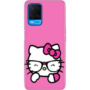 Oppo A54 4g Kılıf Desenli Baskılı Tpu Rubber Kapak Kitty/go