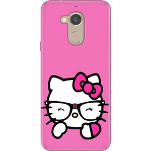 General Mobile Gm 8 Kılıf Desenli Baskılı Tpu Rubber Kapak Kitty/go