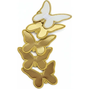 5'li Gold Kelebek Seti