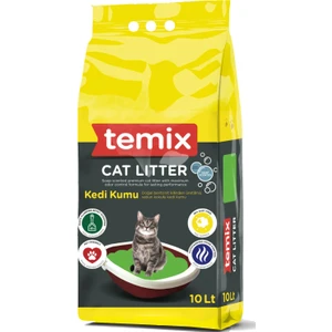 Koku Hapseden Topaklanan Tozsuz Doğal Bentonit Kedi Kumu Sabun Kokulu 10 Litre