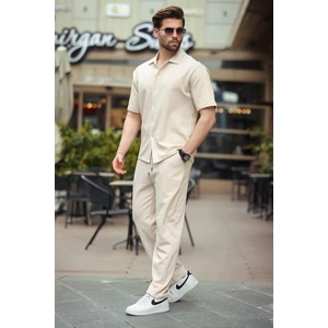 Bej Basic Erkek Ikili Takım E7313